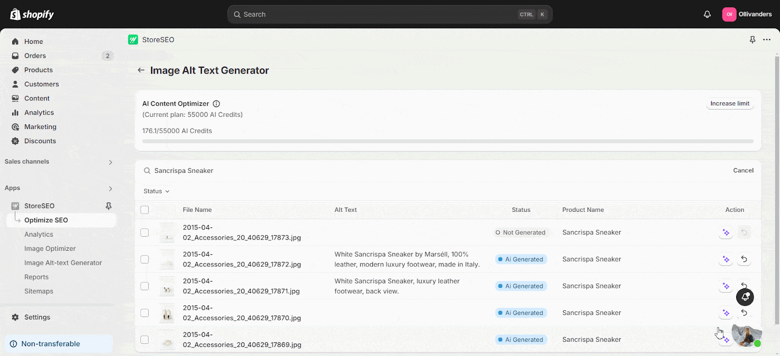 How To Generate And Add Image Alt Text With AI For Shopify Products Using StoreSEO? 7 Image Alt-text Generator