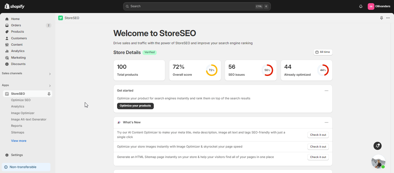 How To Generate And Add Image Alt Text With AI For Shopify Products Using StoreSEO? 2 Image Alt-text Generator